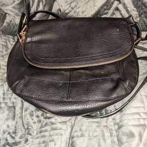 Black and Gold Crossbody Purse